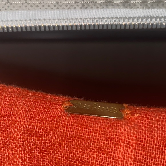 Free People Red Embroidered V-Neck Maxi Dress - Picture 3 of 4